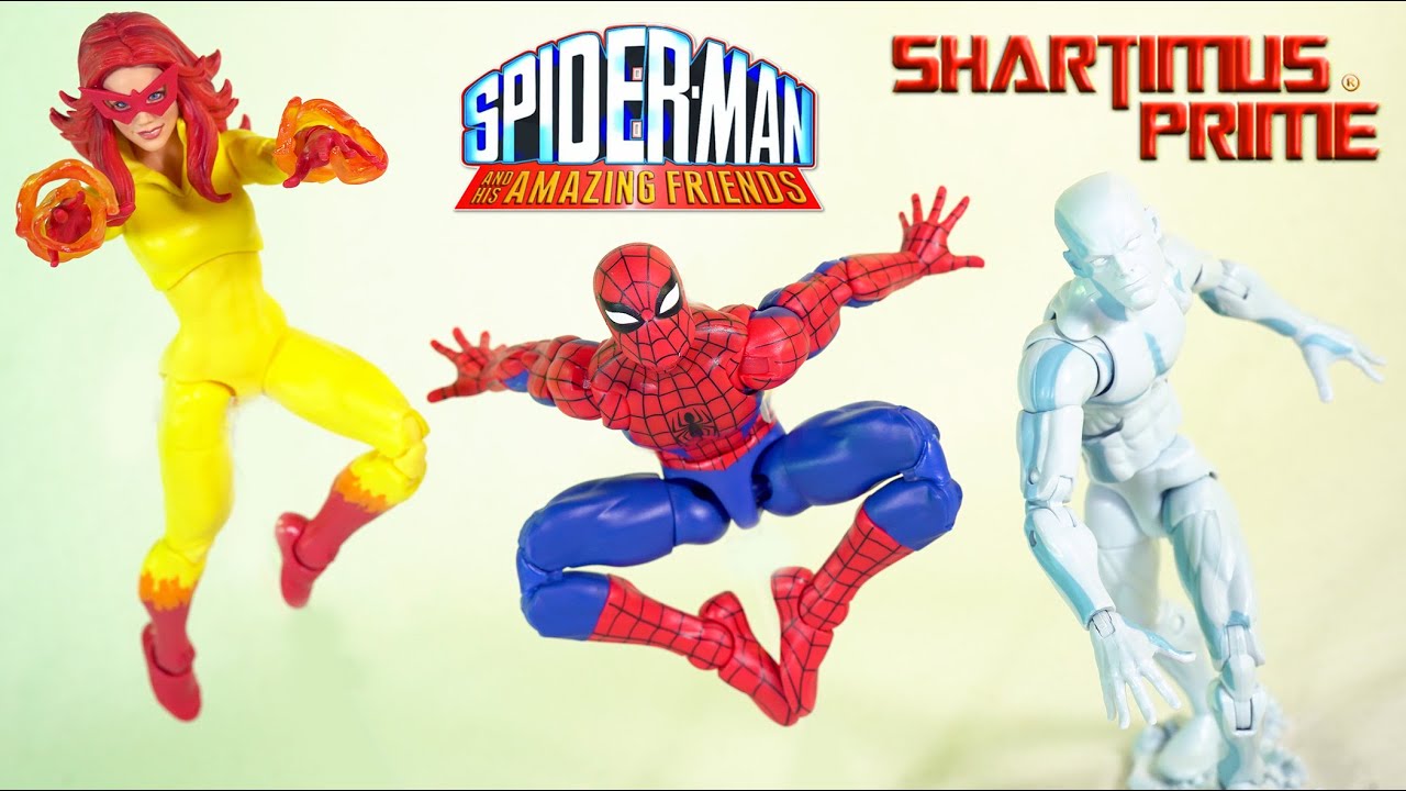 Spider-Man and His Amazing Friends Marvel Legends Exclusive Three-Pack