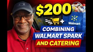 $200 Combining Walmart Spark and Caterings│Ride Along In Baltimore │Uber Eats │SPARK │Expedite