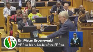 Staatsrede 2020: Repliek  Dr. Pieter Groenewald