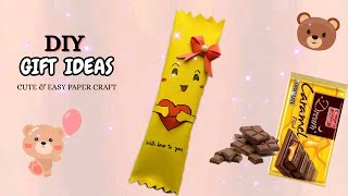 Cute Handmade Gift Idea🍫| Diy Gift ideas for Teacher's Day 🎁 |  Diy gift ideas | #shorts #handmade