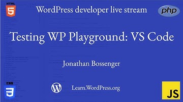 Testing WP Playground in VS Code