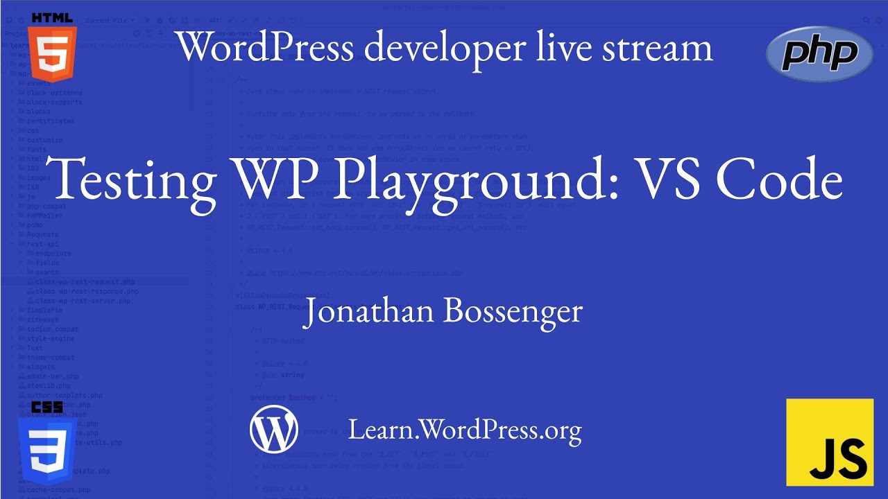 Testing WP Playground in VS Code - YouTube