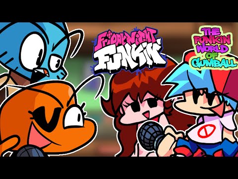 Gumball and Darwin over Spooky Kids [Friday Night Funkin'] [Mods]