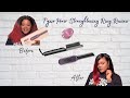 Testing the TYMO Ring Straightening Comb | Does it work?! | Straightening Type 4 Hair