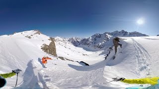 GoPro VR: Skiing in Portillo, Chile with Chris Davenport and Julia Mancuso