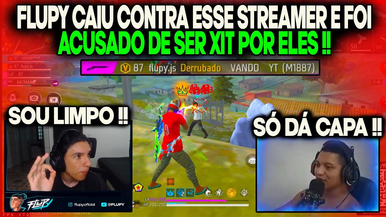 Flupy FLUPY CAIU CONTRA ESSE STREAMER QUE ESTAVA EM LIVE,E FOI ACUSADO DE SER ...