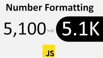 How to make social media number formatting style using JavaScript