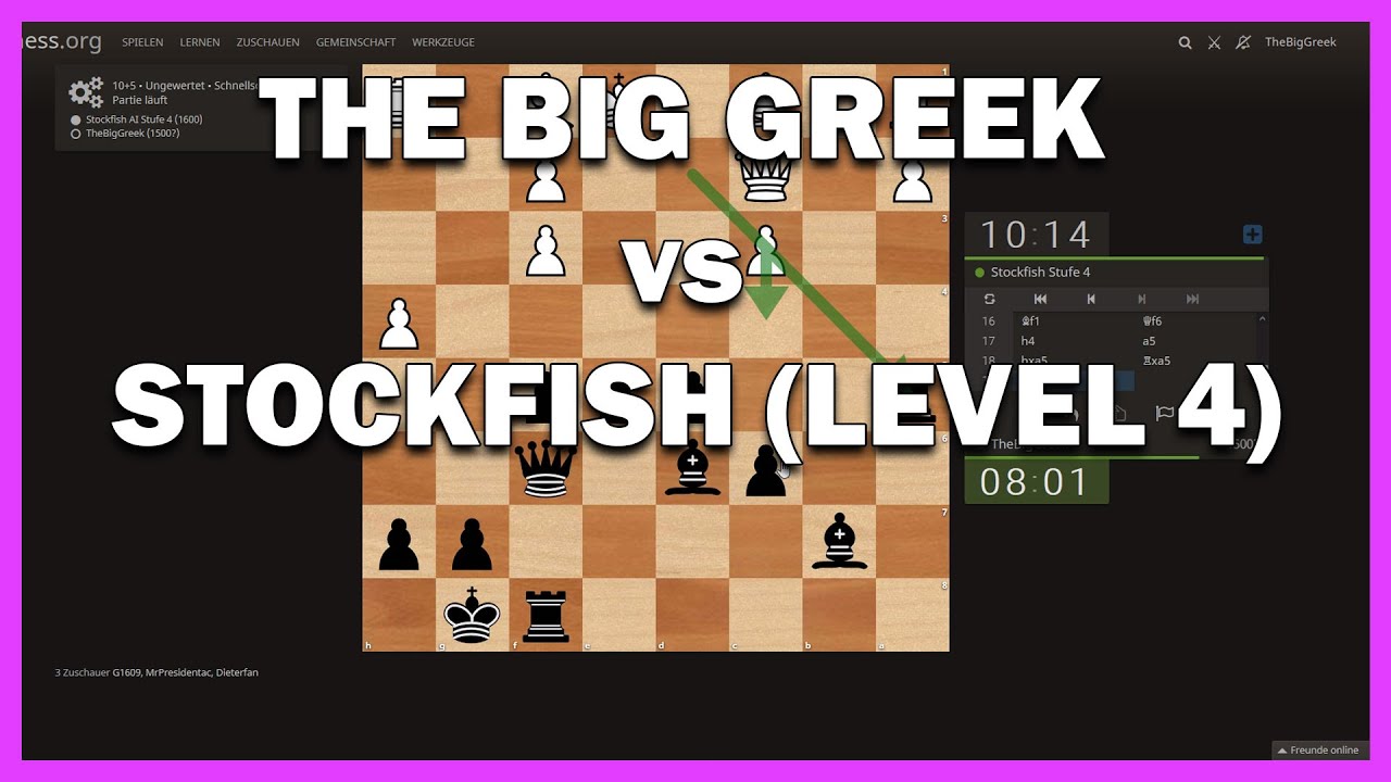 Let´s Play Schach The Big Greek vs