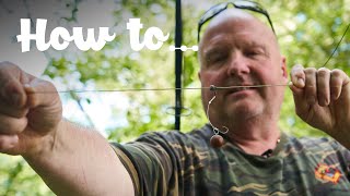 How To TIE THE CHOD RIG like Jim Shelley