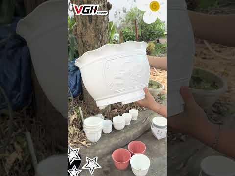 CHẬU NHỰA TRỒNG CÂY UYÊN ƯƠNG ĐA DẠNG MÀU SẮC - KÍCH THƯỚC Volga VN | VGH GROUP