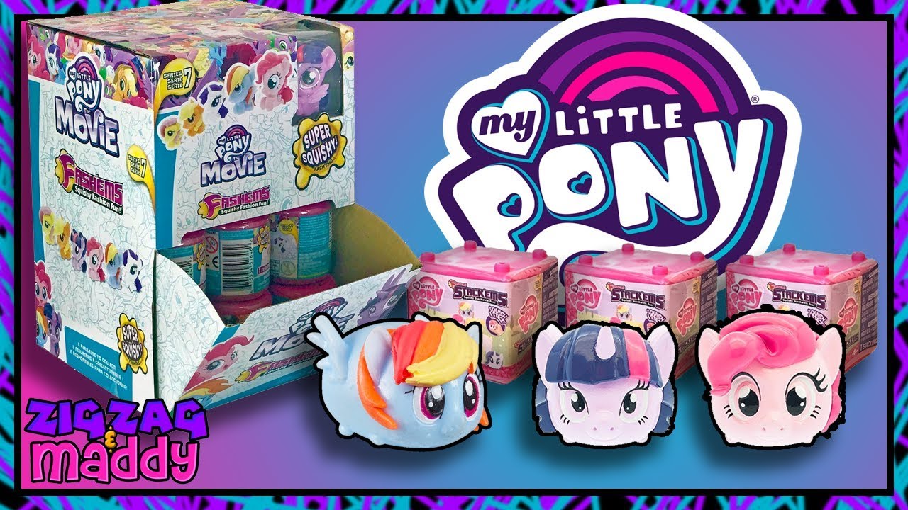 Mlp Stack Ems Full Box of Stackems My Little Pony Series 1 Unboxing Pyramid - YouTube