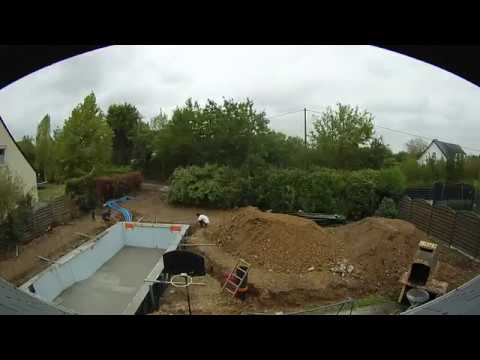 Jour 6 - Coulage de la piscine