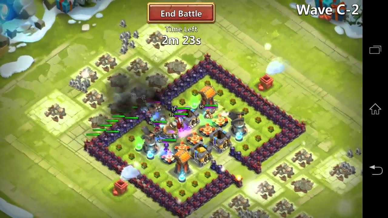 How to beat Wave C in Castle Clash (Town Hall 13)-
