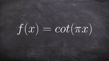 Learn to Graph the Cotangent Function with a Change in Period