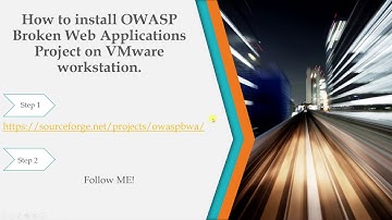 How to install and use OWASP - Broken Applications Project VMware !