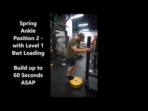 Spring Ankle Position 2 From The Triphasic Speed Training Manual For Elite Performance