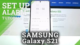 How to Set Up Alarm Clock on SAMSUNG Galaxy S21– Alarm Clock Settings screenshot 3