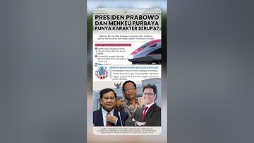 Prabowo dan Purbaya Dinilai Miliki Karakter Serupa, Sama-sama Keras dan Tegas Lawan Korupsi