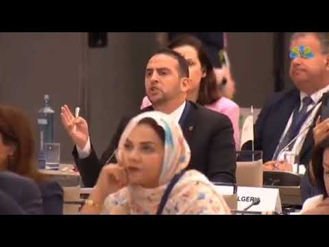 مرافعة النائب الجزائري عز الدين زحوف أمام البرلمانيين الاوروبيين في مالاڨا الإسبانية