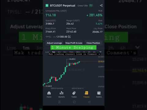 Live Scalping   1 minute trading   Binance Futures Trading #shorts #crypto #viral