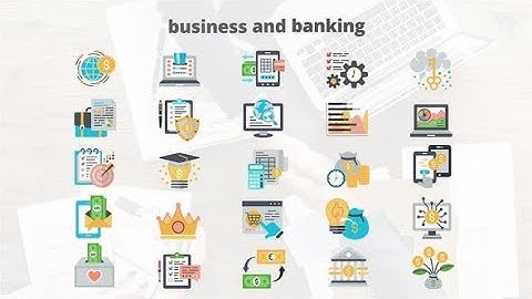 Business And Banking - Flat Animation Icons (After Effects template)