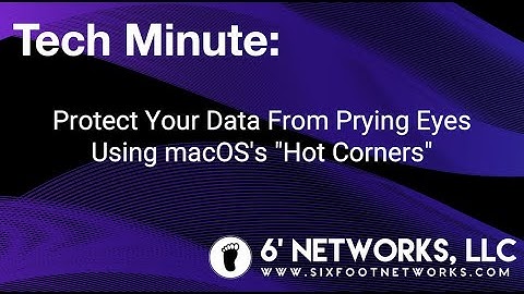 Tech Minute: Protect Your Data From Prying Eyes Using macOS