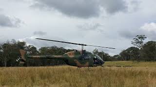 KIOWA HELICOPTER . Nui Dat &quot; Military Exercises &quot; in Southern Highlands