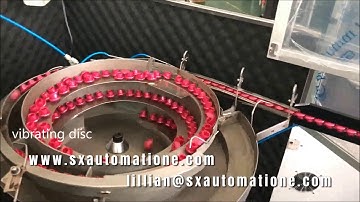 fully mechanical continuous high speed assembly equipment for push pull cap