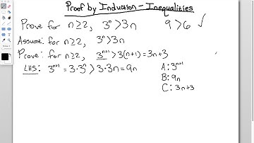 Proof by Induction - Inequalities