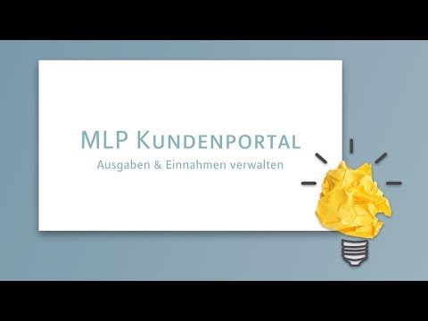 MLP Kundenportal - Einnahmen und Ausgaben