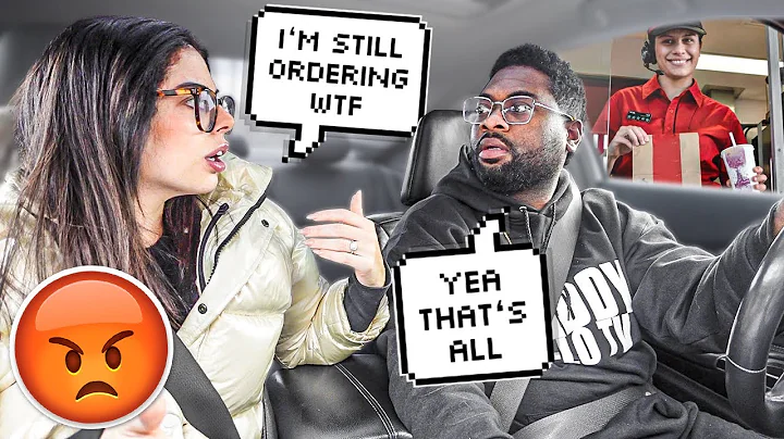 IGNORING MY WIFE'S DRIVE THRU ORDER **SHE WAS HEATED**