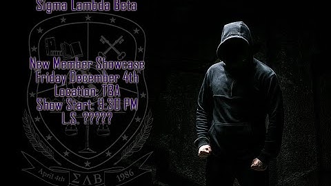 Sigma Lambda Beta, Eta Chapter - Fall 2015 Preview