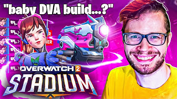 Searching For The BEST DVA BUILD In Overwatch Stadium