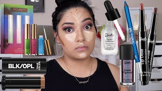 TRYING SOME NEW DRUGSTORE MAKEUP | FIRST IMPRESSIONS ALL DAY WEAR - ALEXISJAYDA