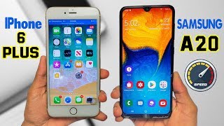 Samsung Galaxy A20 Vs Iphone Speed Test || Who Will Win 🔥🔥