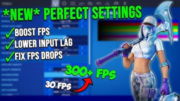 Best Fortnite Settings to Boost FPS - Fix FPS Drops (Chapter 2 Season 5)