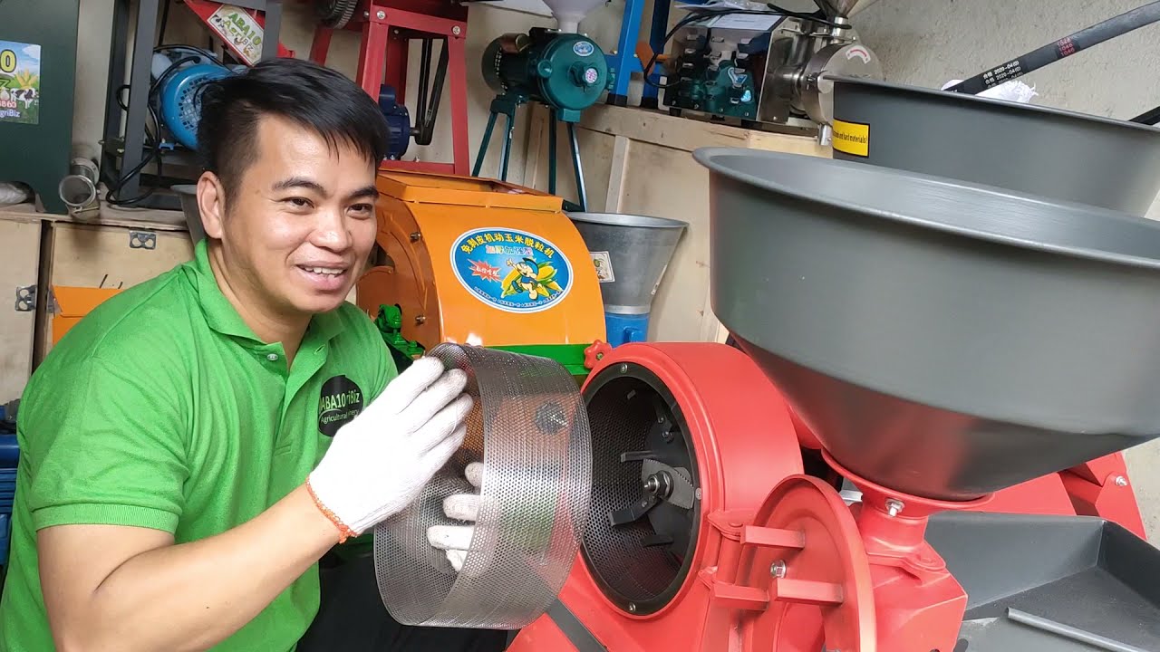 COMBINED RICE MILL WITH GRINDER AND PULVERIZER!