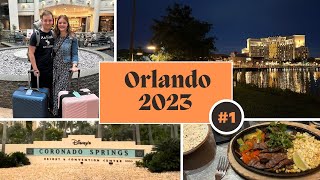 Orlando 2023 Vlog | Day 1 | Travel Day, Coronado Springs & Maya Grill