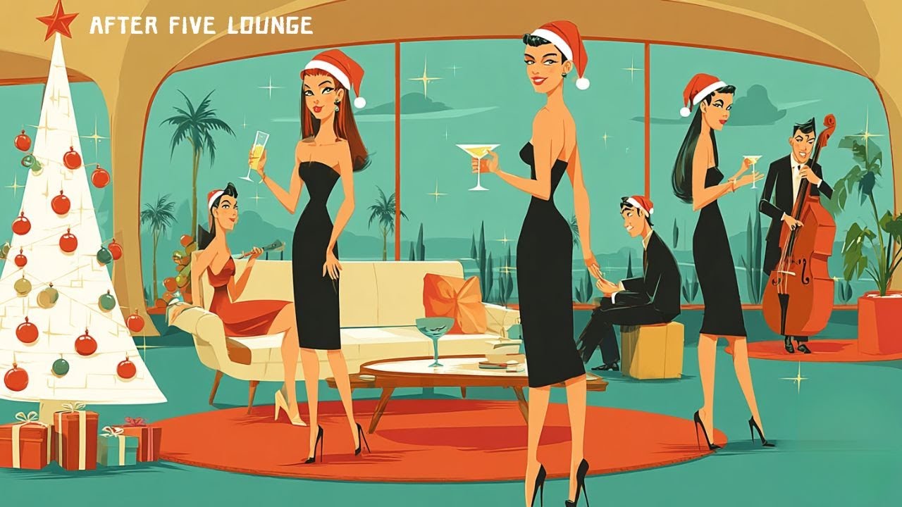 Атомная коктейльная лаунж-музыка 60-х｜After Five в лаунже Mid-Century