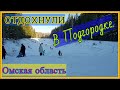 Поехали в Подгородку покататься на санях! В Омске оттепель. Внучка была в восторге!