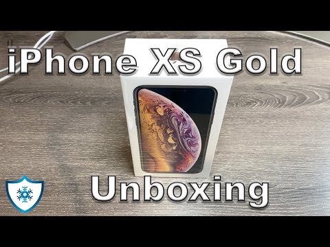 iPhone Xs Gold | Unboxing & First Look - YouTube