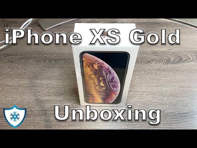 iPhone Xs Gold | Unboxing & First Look - YouTube