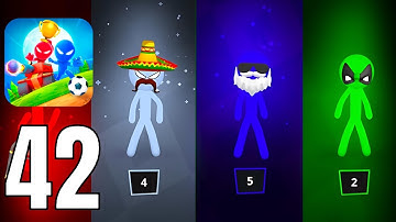 Stickman Party: 4 Player Games - Gameplay Walkthrough Part 42 - (iOS, Android)