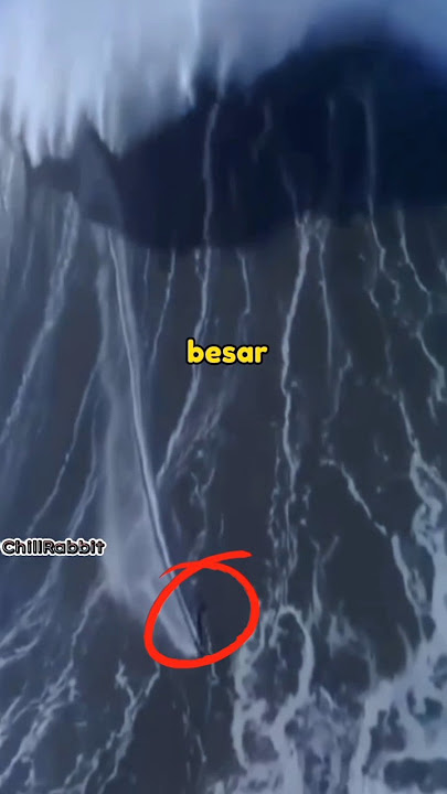 Peselancar Bermain dengan Ombak Besar #shortsvideo #fypシ #ombakbesar