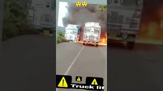 Fire on Tata truck 🔥|| #viral #shorts #tata #truck screenshot 5