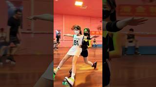 two girl skating #bts #skating #korean #tiktok #skater #viral #dance #trading #funny #shorts