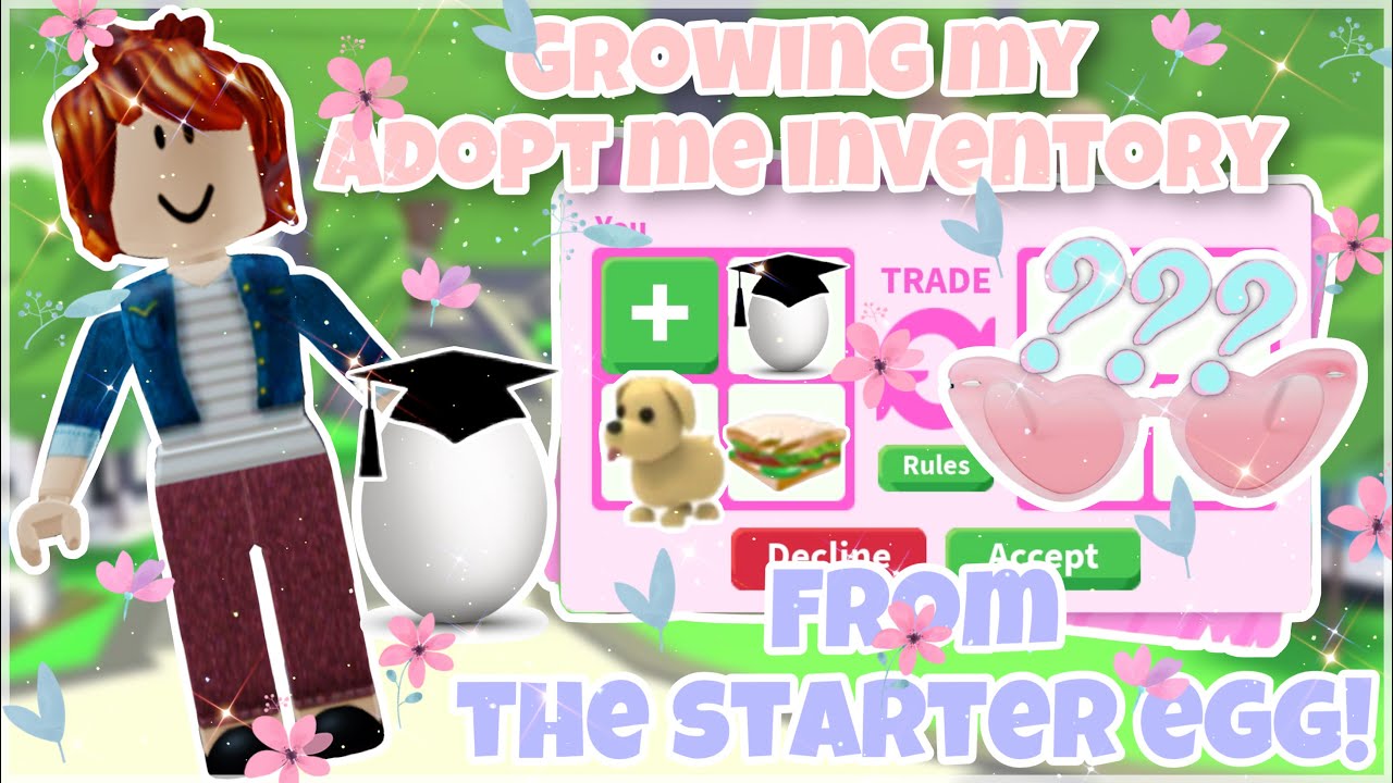 day-1-growing-my-adopt-me-inventory-from-the-starter-egg-without