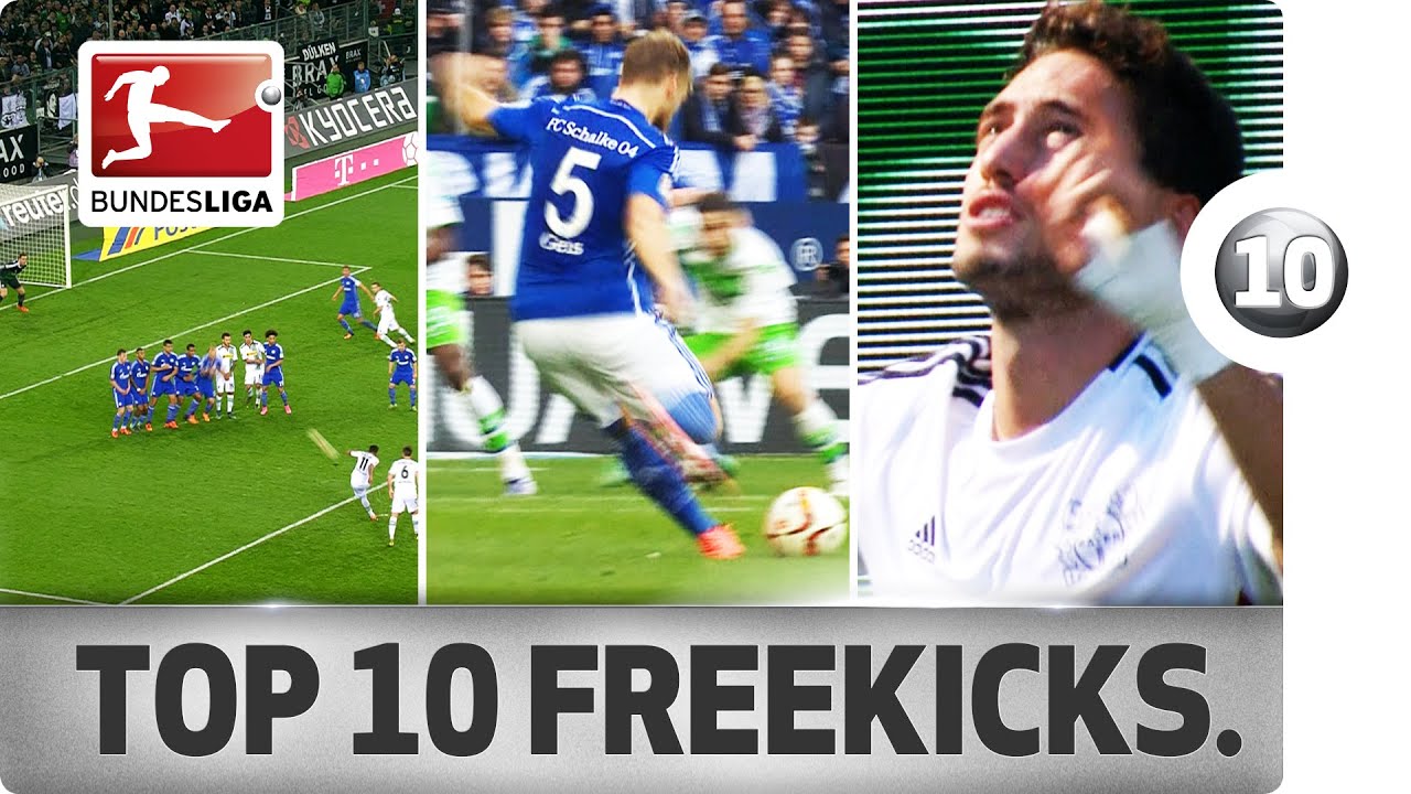 Top 10 Free Kicks Season 2015/16 YouTube