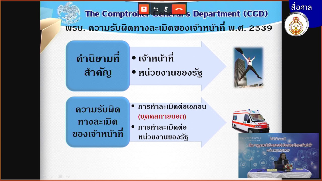 การบรรยาย เรื่อง 