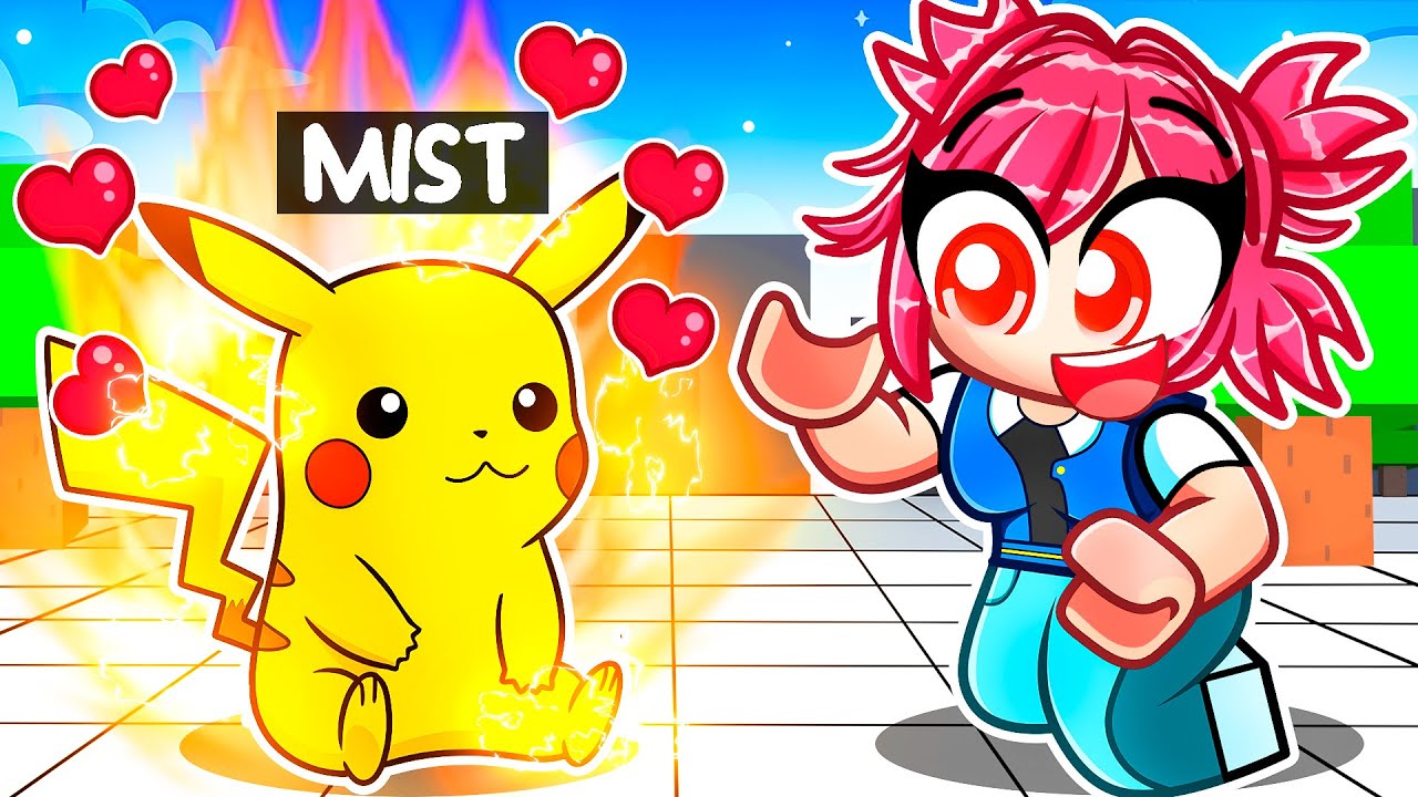 Adopting POKEMON MIST in Roblox Strongest Battlegrounds!